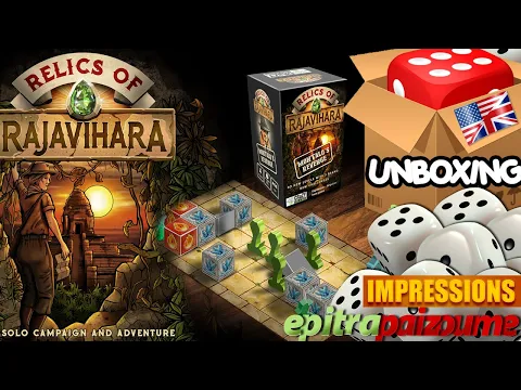 Relics of Rajavihara & Montalo's Revenge - Unboxing & Impressions by Epitrapaizoume.gr