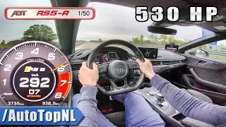 AUDI RS5 R ABT 530HP AUTOBAHN 292km/h ONBOARD by AutoTopNL