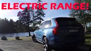 Electric Range Challenge in the 2017 Volvo XC90 T8 R-design!