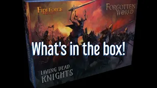 Unboxing Living Dead Knights, from Fireforge