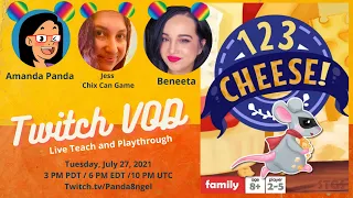 1 2 3 Cheese! with Beneeta and Jess (Twitch VOD)