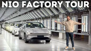 NIO Factory Tour! Decoupled Staging, EOL, & Battery Swap Demo