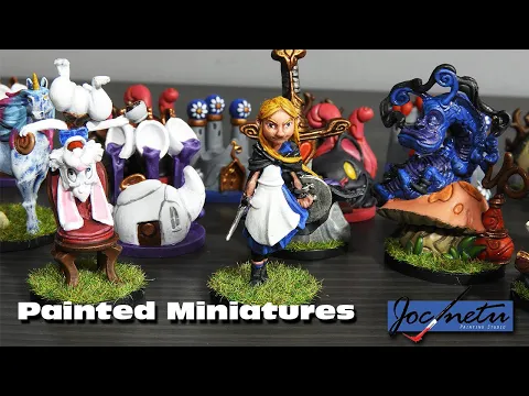 Wonderland's War painted miniatures