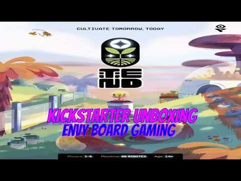 Tend Board Game Kickstarter Unboxing
