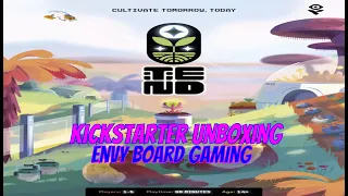 Tend Board Game Kickstarter Unboxing