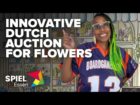 Floristry || A 2-Player Tile-Laying, Dutch Auction Game || SPIEL Essen 2024