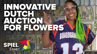 Floristry || A 2-Player Tile-Laying, Dutch Auction Game || SPIEL Essen 2024