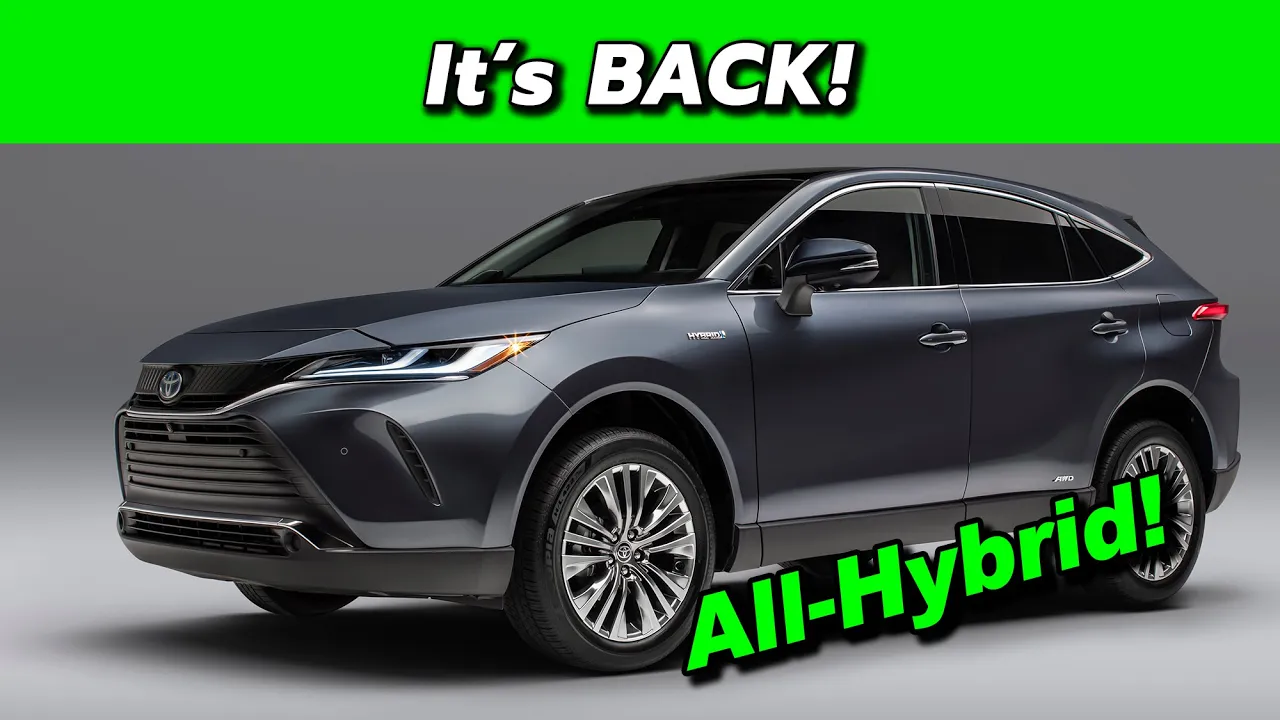 2021 Toyota Venza First Look