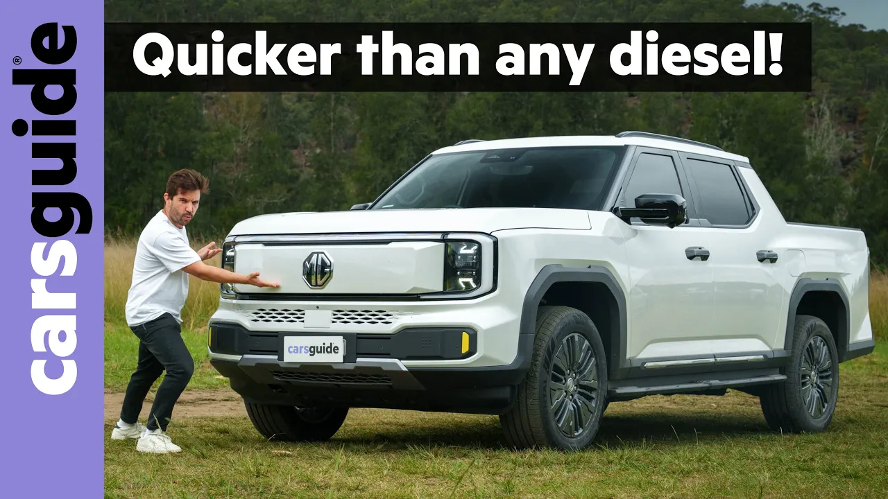 MG U9 EV 2026 review Australia: 0-100km/h in 5.8 seconds in new 325kW/700Nm dual-cab pick-up