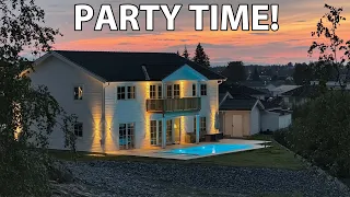 We finally have the pool up and running