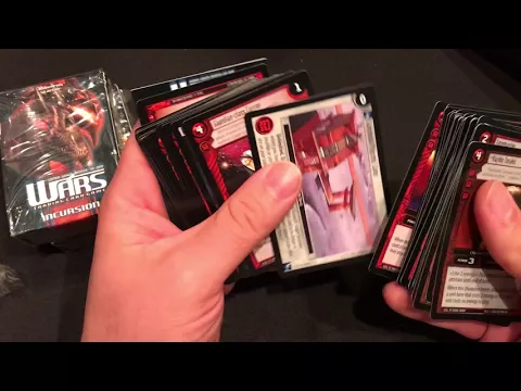 Wars TCG Incursion Starter Deck Unboxing