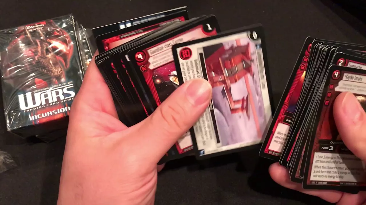 Wars TCG Incursion Starter Deck Unboxing