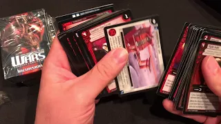 Wars TCG Incursion Starter Deck Unboxing