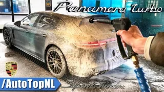 Porsche Panamera Turbo Sport Turismo REVIEW POV Test Drive on AUTOBAHN by AutoTopNL