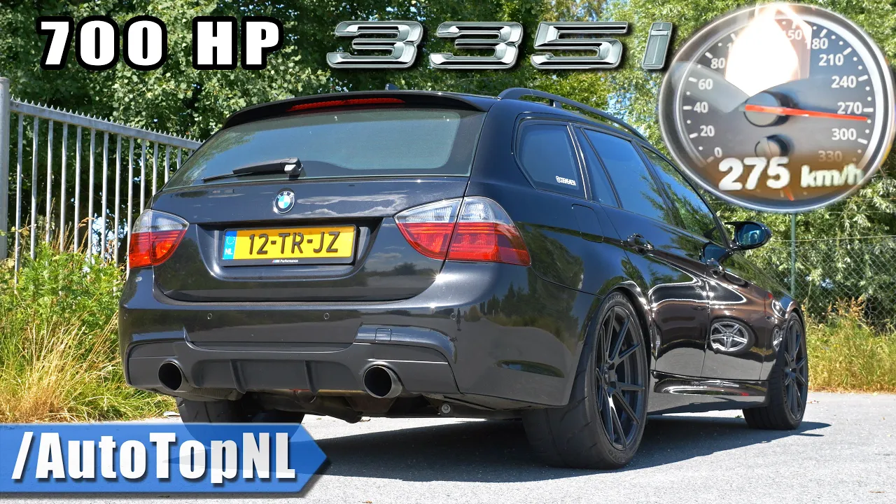 700HP BMW 335i E91 N54 | 100-200 ACCELERATION POV & SOUND by AutoTopNL