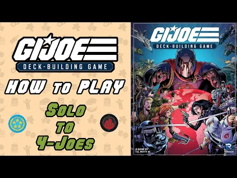 How to Play GI Joe the Deck Builder | Boot Camp for Solo through 4 Players