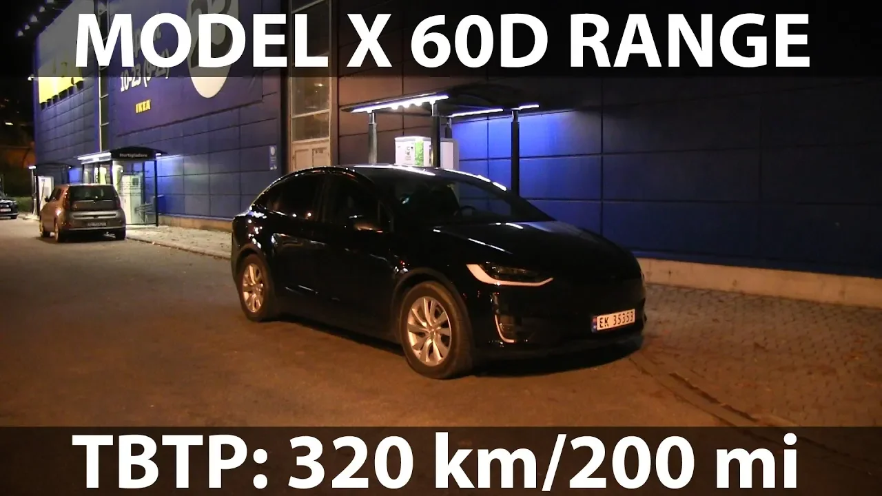Model X 60D range test