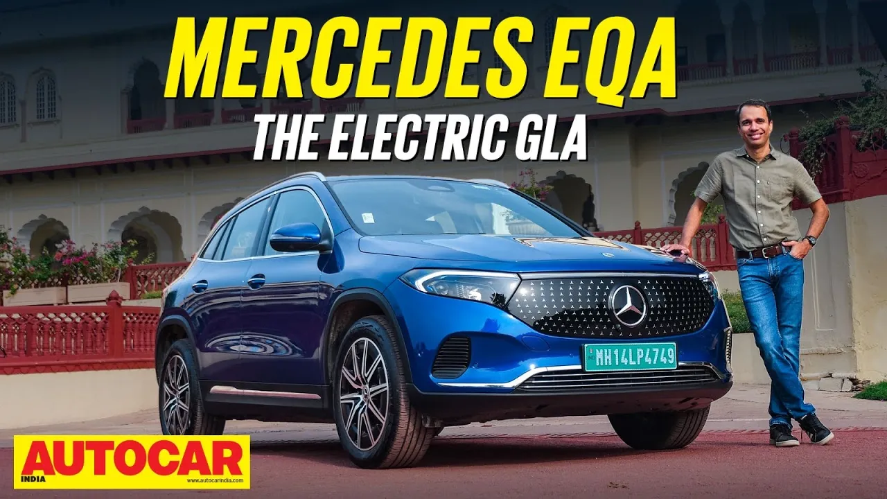 Mercedes EQA 250+ review - Merc’s most affordable EV | First Drive | @autocarindia1