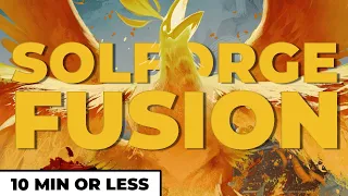 Magic the Gathering & KeyForge Hybrid? - Solforge Fusion in 10 Min or Less
