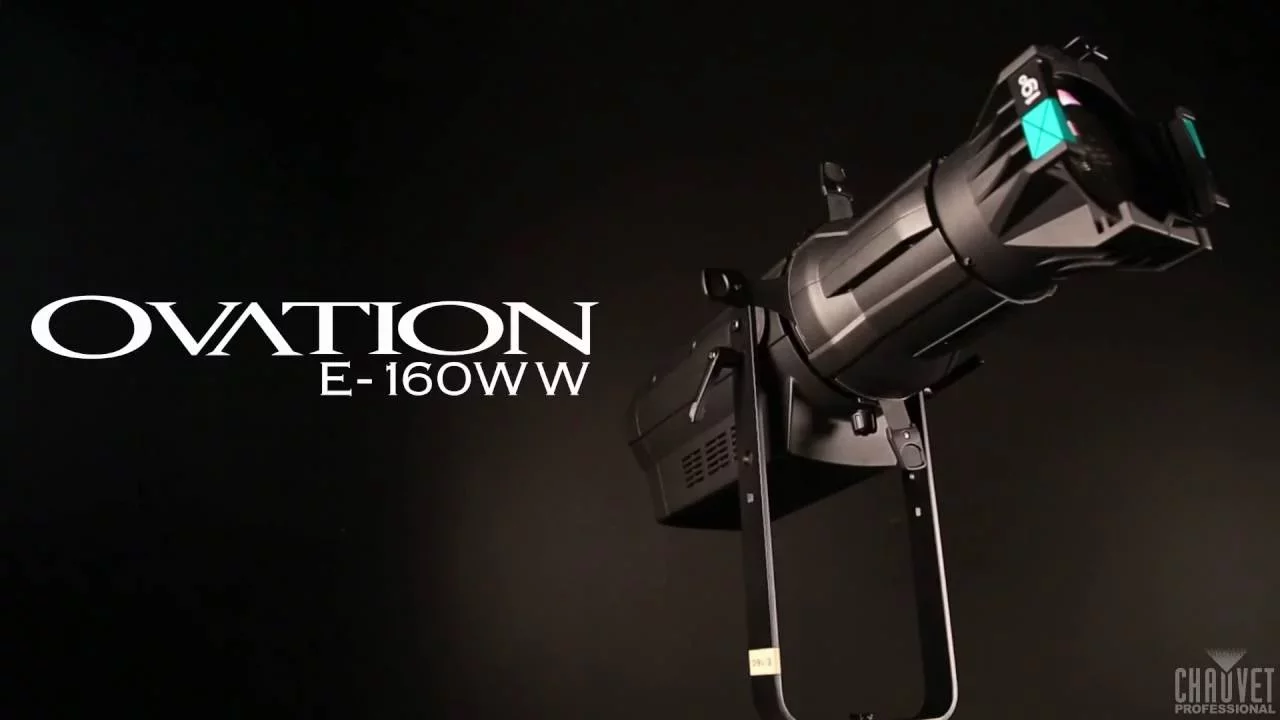 Product video thumbnail for Chauvet Ovation E-160WW LED Ellipsoidal with 26-degree HD Lens