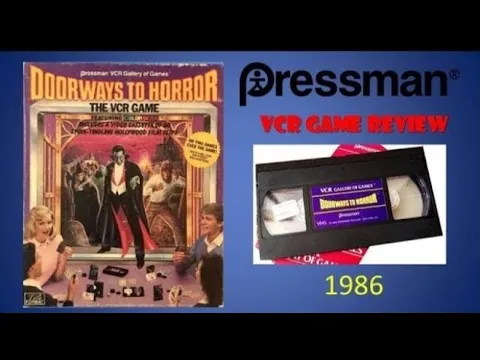 Doorways To Horror The VHS Game By Pressman 1986 #BleakSunday2022