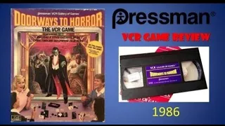Doorways To Horror The VHS Game By Pressman 1986 #BleakSunday2022