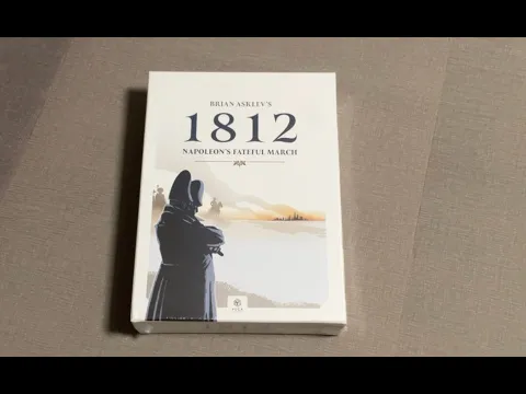 The Discriminating Gamer: 1812: Napoleon's Fateful March unboxing with Ray