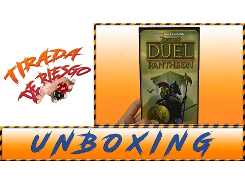 7 Wonders Duel Pantheon unboxing - Tirada de Riesgo