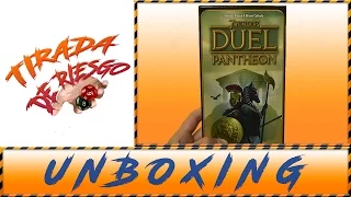 7 Wonders Duel Pantheon unboxing - Tirada de Riesgo