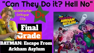 Batman: Escape From Arkham Asylum - Final Grade - Kickstarter Critique Clip *Batman & Harry Potter*