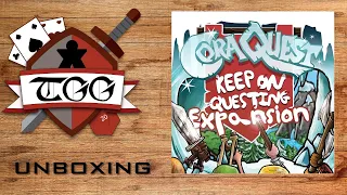 CoraQuest Keep on Questing Expansion Unboxing