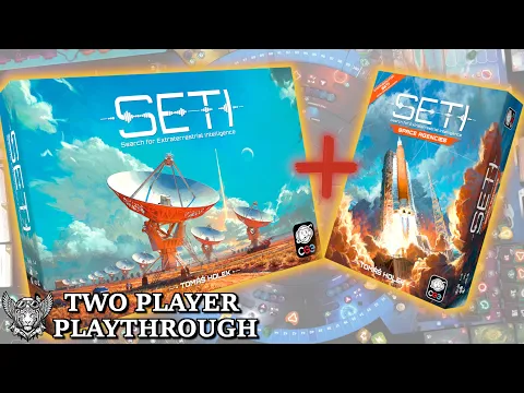 SETI: Search for Extraterrestrial Intelligence + Space Agencies Expansion - 2 Player Playthrough