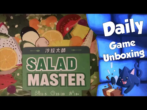 Salad Master - Daily Game Unboxing