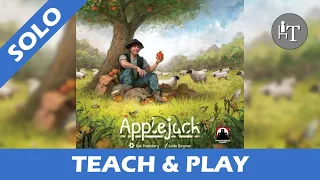 Tutorial & Solo Playthrough of Applejack - Solo Board Game