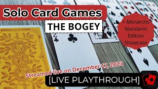 Solo Card Games (Live) | The Bogey