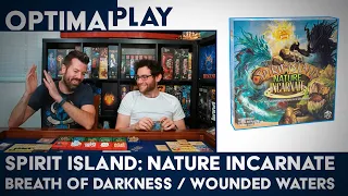 Spirit Island: Nature Incarnate Playthrough - Breath of Darkness & Wounded Waters | Optimal Play