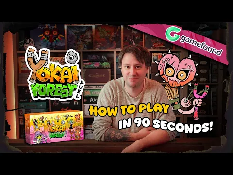 YOKAI FOREST DUEL in 90 SECONDS Board Game | How To Play Video | Gameplay Overview Trailer