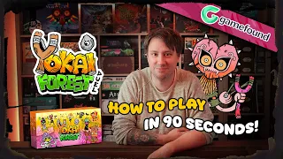 YOKAI FOREST DUEL in 90 SECONDS Board Game | How To Play Video | Gameplay Overview Trailer