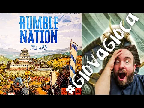 GiovaGioca Vol 25: Rumble Nation, un gioco da tavolo di conquista e maggioranze nel giappone feudale
