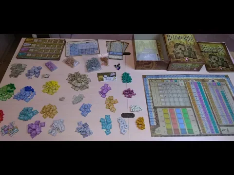 Arkwright (Аркрайт) - Распаковка второй редакции настольной игры / Arkwright 2nd Board Game Unboxing