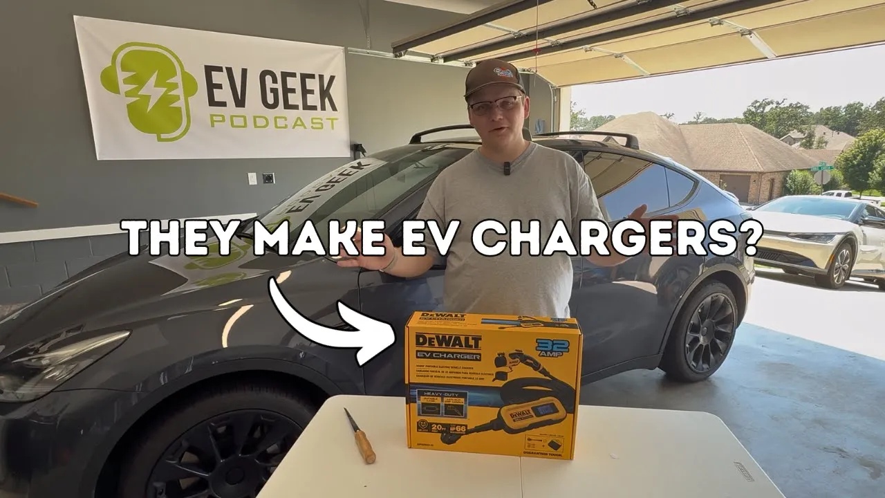 Wait, they make EV Chargers? Dewalt Portable EVSE Unboxing and First Impressions