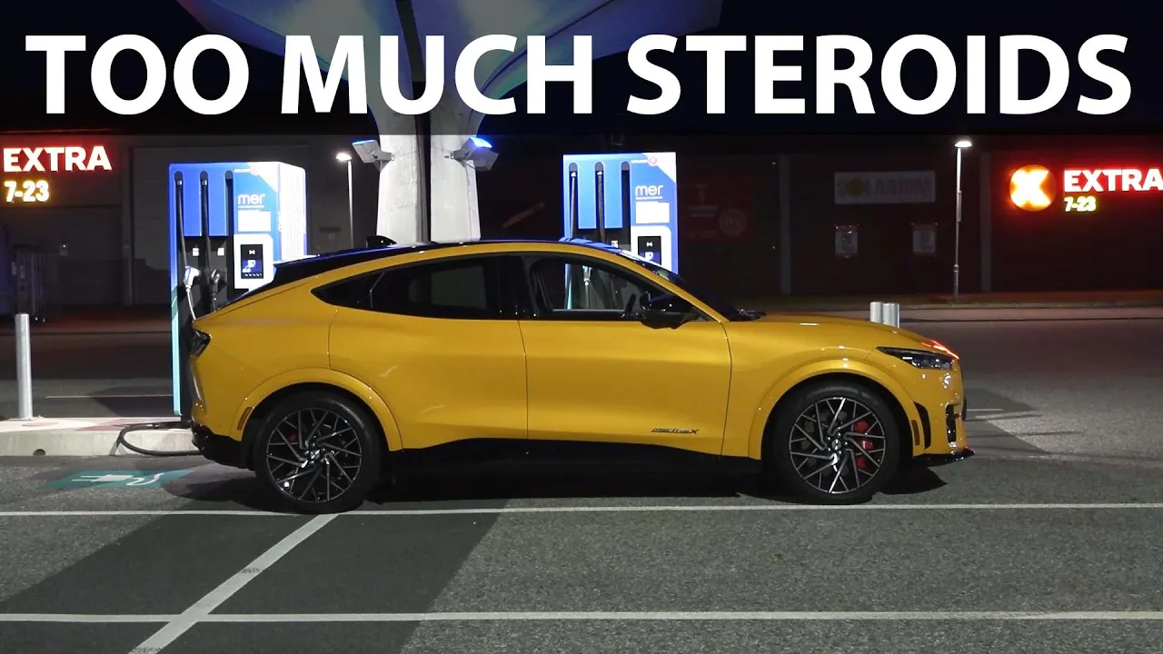Ford Mustang Mach-e GT wheel spin during acceleration test!