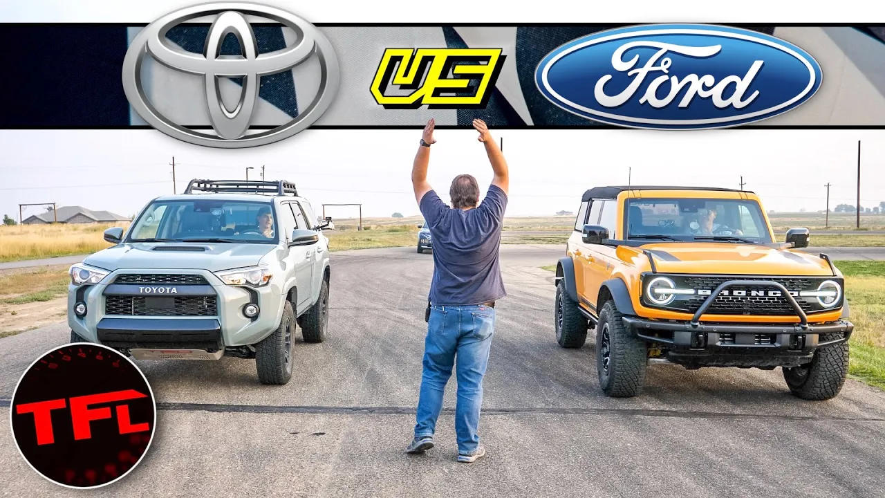 Bronco vs 4Runner - I Thought This Drag Race Was Idiotic...But Then The Ringer Showed Up!