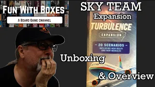 SKY TEAM: Turbulence | Board Game Expansion | Overview & Unboxing | Luc Remond & Scorpion Masque
