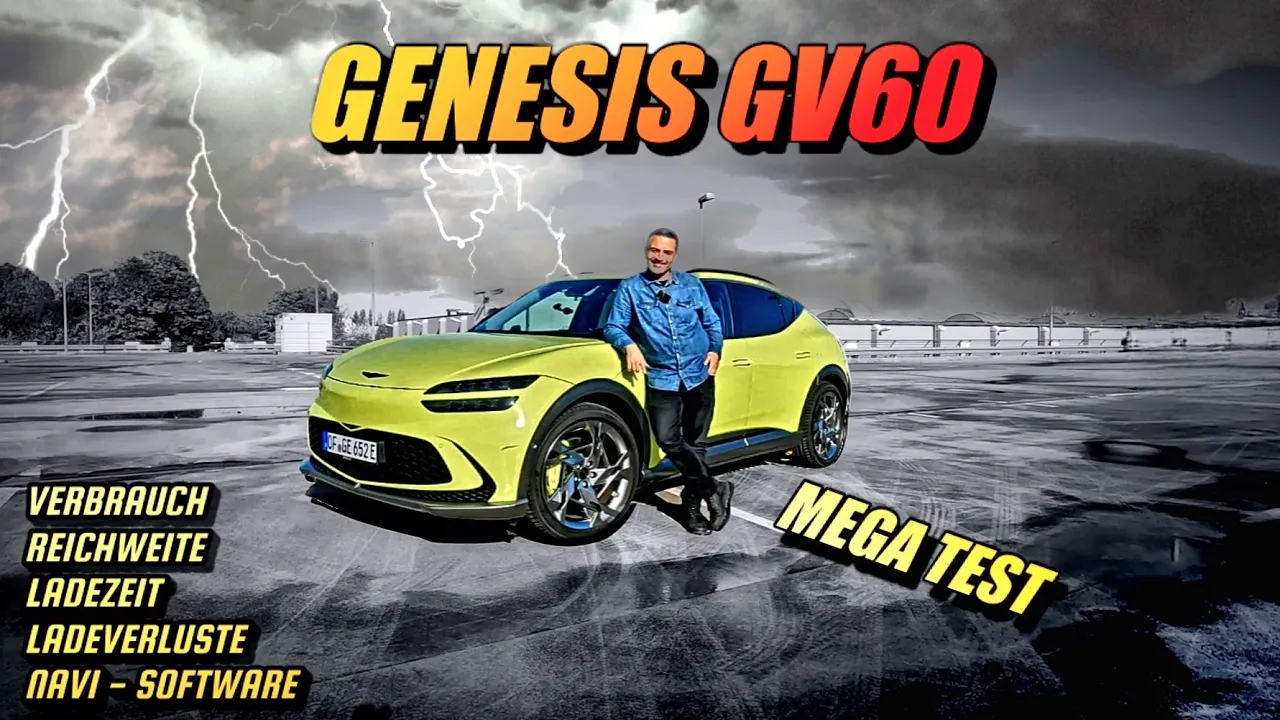 Genesis GV60 Sport+ Mega Test! Reichweite Verbrauch Ladezeit #elektroauto #electriccar