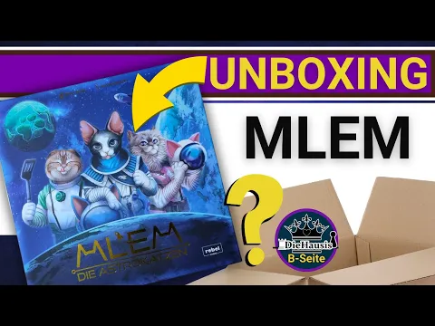 MLEM: Die Astrokatzen | 📦 Unboxing Spiel von Rebel | DieHausis B-Seite