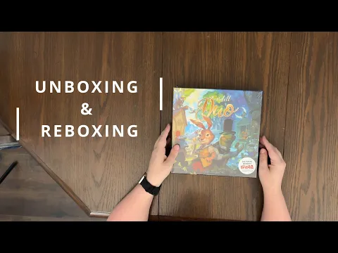 Everdell Duo - 2 person Board Game - What's Inside the box - Unboxing & Reboxing