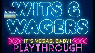 Wits & Wagers: It’s Vegas, Baby! Board Game | Playthrough (6 Players)