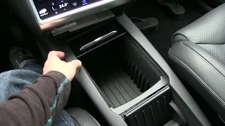 Tesla Model X center console review