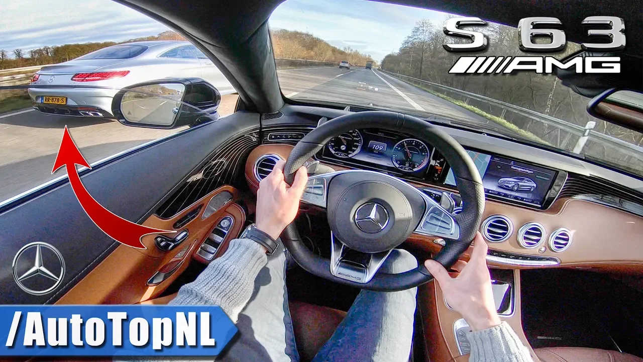 S63 AMG Coupe 2017 vs S63 AMG Coupe 2018 | AUTOBAHN POV TOP SPEED by AutoTopNL